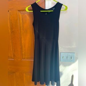 Cynthia Rowley black (cut out back) skater dress